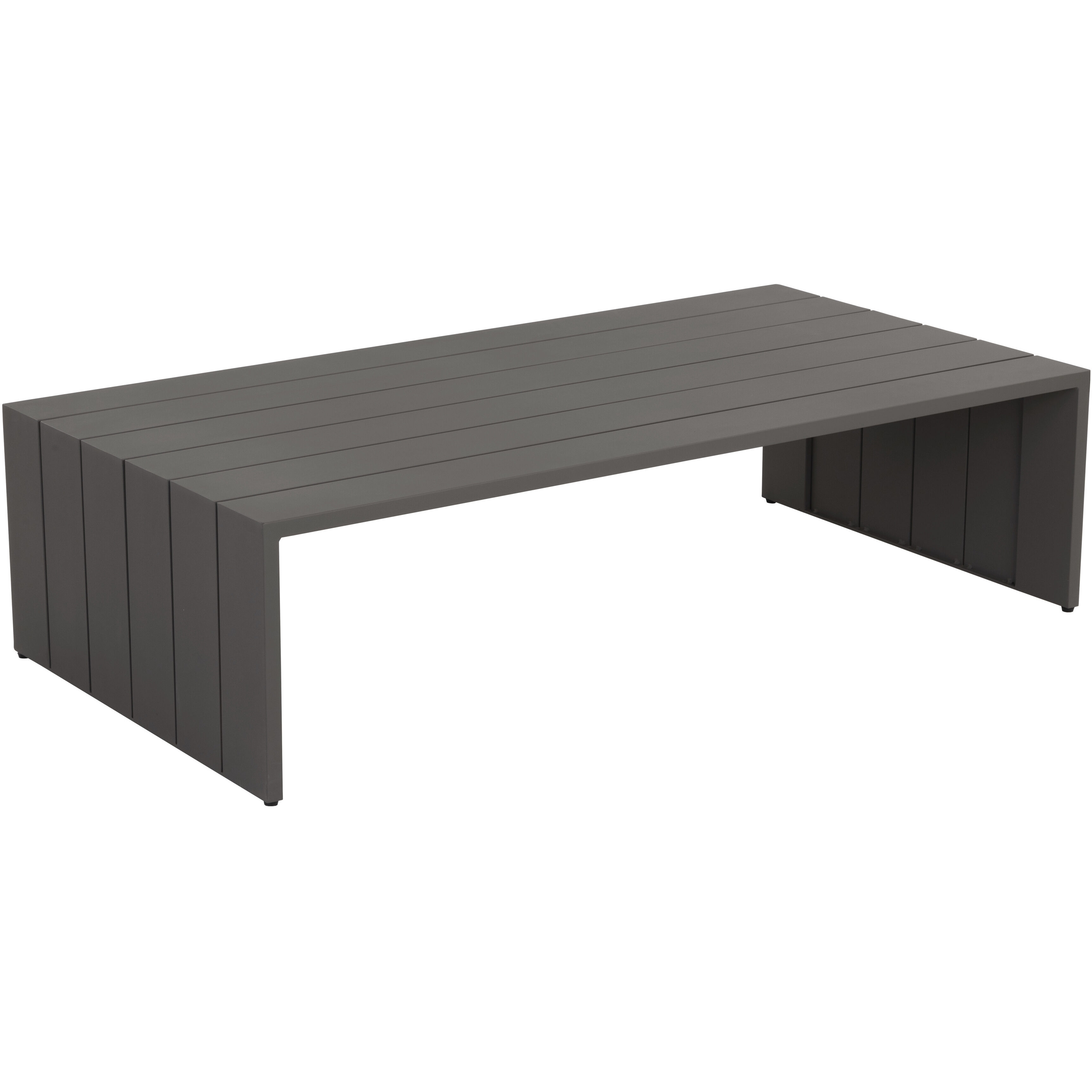 Verin 60 X 31.25 inch Warm Grey Outdoor Coffee Table